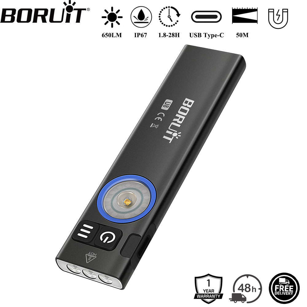 Fishing Light - ไฟฉาย LED BORUiT U8 650LM EDC