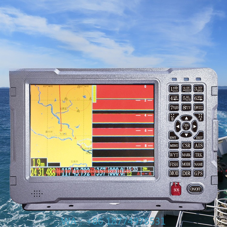 Fish Finder Gps - เครื่องนำทางปลาแบบคอมโบ วัดความลึก ค้นหาปลา ระบบ GPS ใต้น้ำสำหรับการเดินเรือ