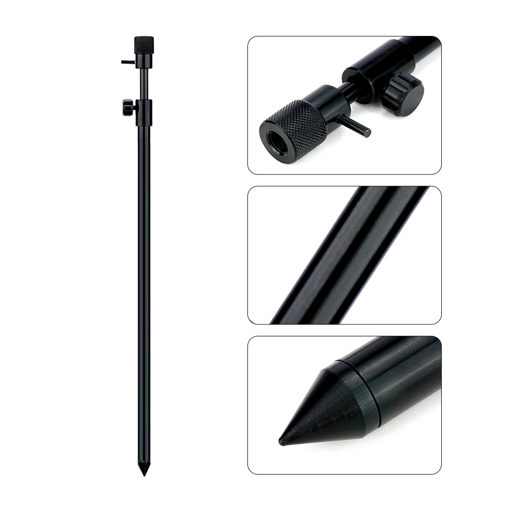 Fish Alarm - แท่นวางคันเบ็ดอลูมิเนียม Hirisi สำหรับตกปลาคาร์ป ขนาด 25-40 ซม.