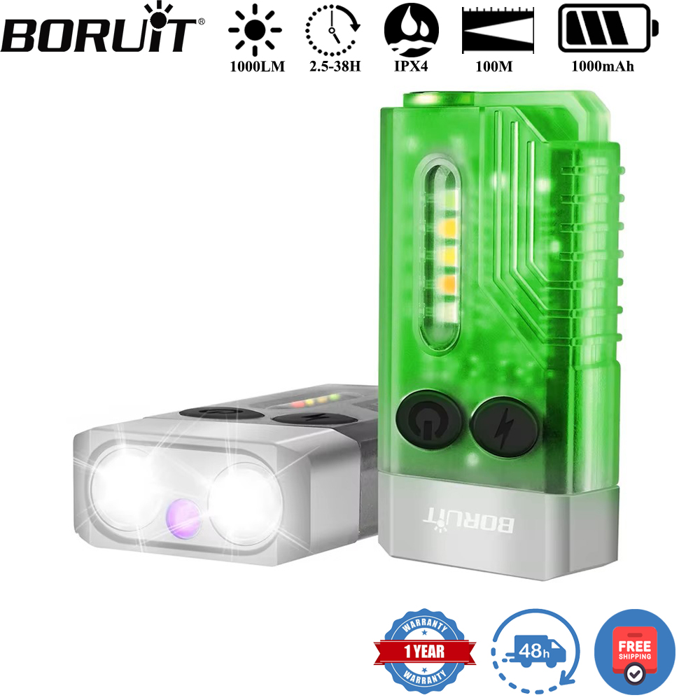 Fishing Light - ไฟฉายพวงกุญแจ BORUiT V10 แบบ UV LED