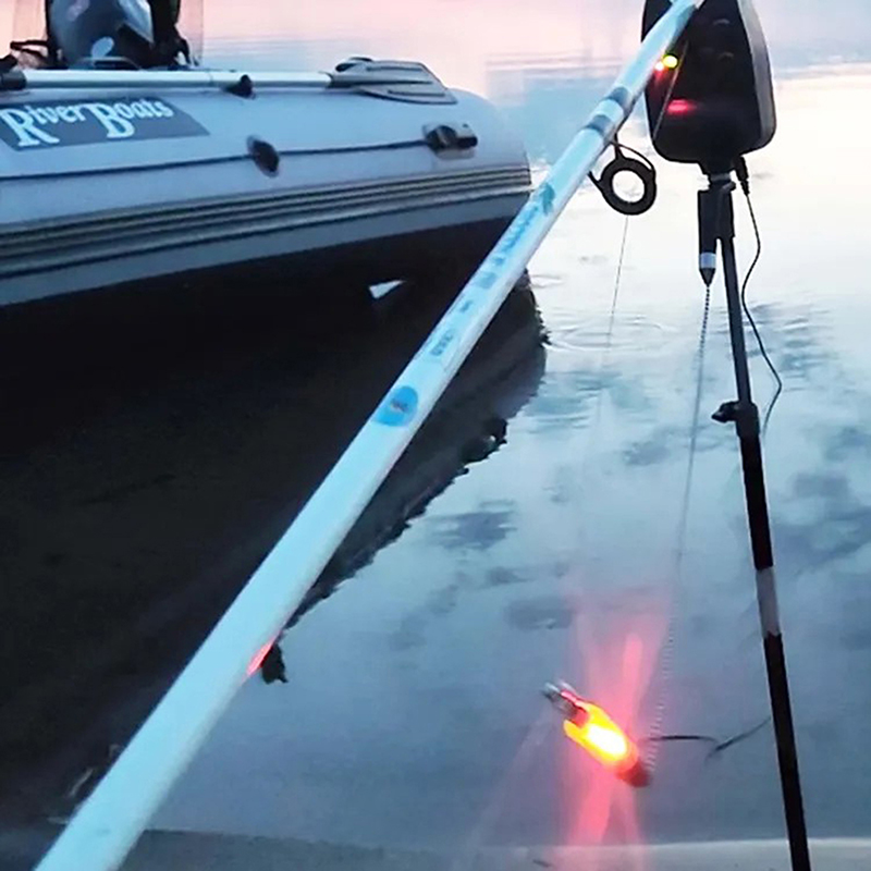 Bite Indicator - เครื่องเตือนการกัดเบ็ดตกปลาคาร์พ พร้อมไฟ LED สำหรับอุปกรณ์ตกปลาคาร์พ ตัวบ่งชี้สัญญาณเตือนการตกปลา กระดิ่งเตือนปลา
