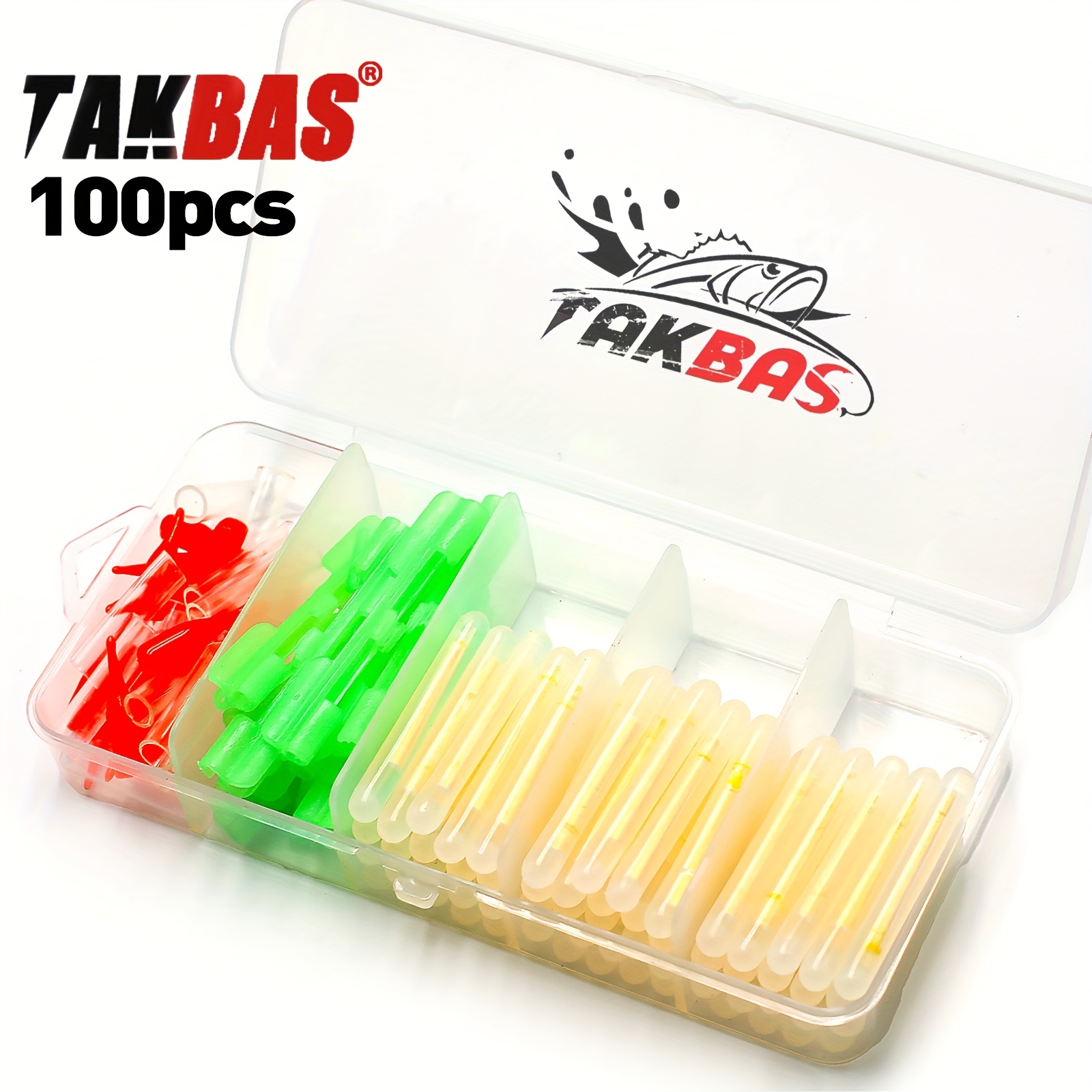 Fish Alarm - 100PCS ตกปลา GLOW Sticks ชุด,Rod TIP