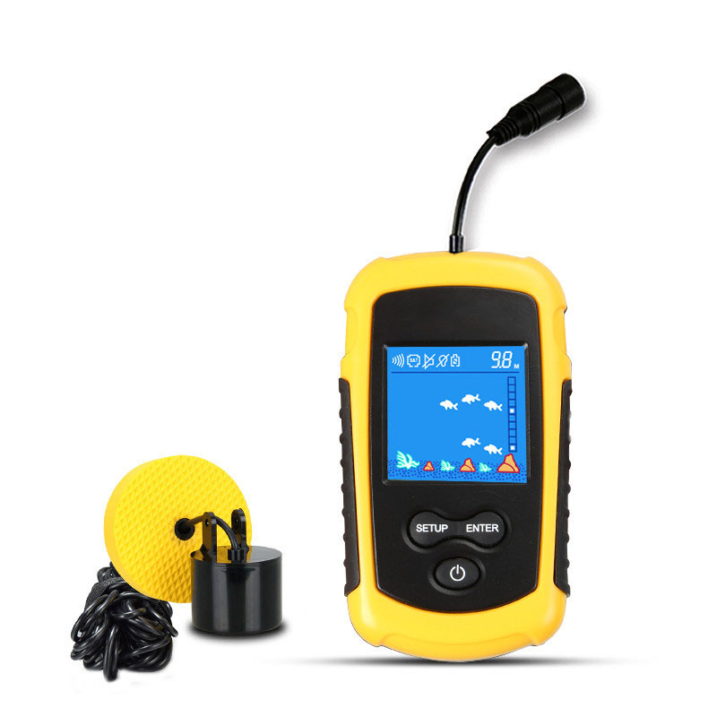 100M หน้าจอสีแบบมีสายแบบพกพา S - Fish Finder Cable บทวิจารณ์และราคา