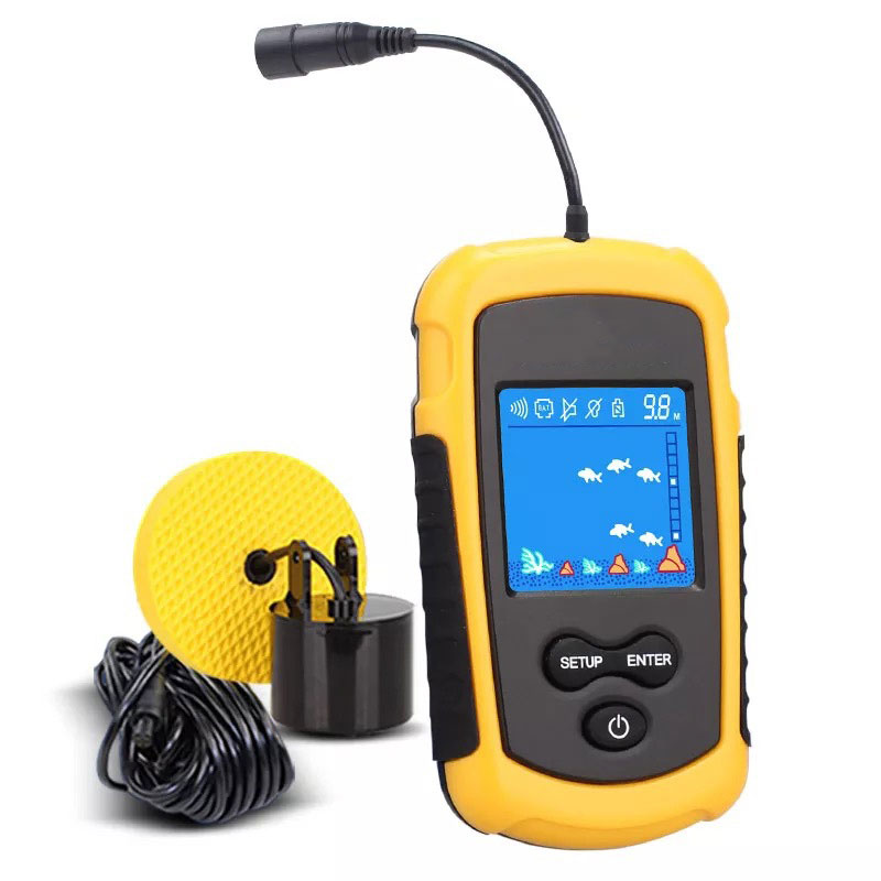 100M หน้าจอสีแบบมีสายแบบพกพา S - Fish Finder Cable บทวิจารณ์และราคา
