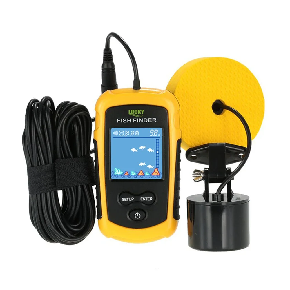 Lucky หน้าจอสี LCD แบบพกพา Fis - Fish Finder Gps บทวิจารณ์และราคา