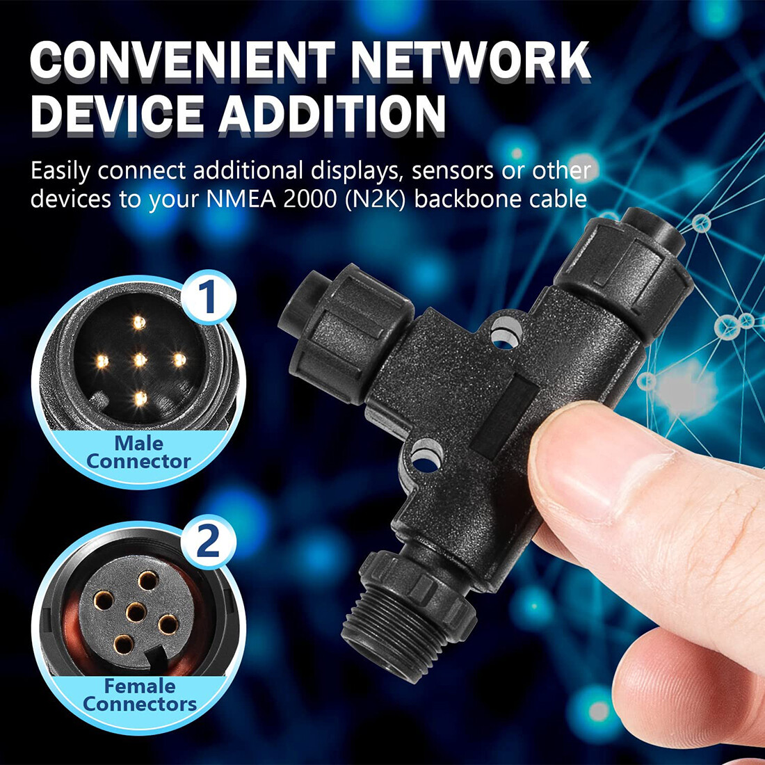 สายแยกสัญญาณ NMEA 2000 Micro-C - Fish Finder Cable บทวิจารณ์และราคา