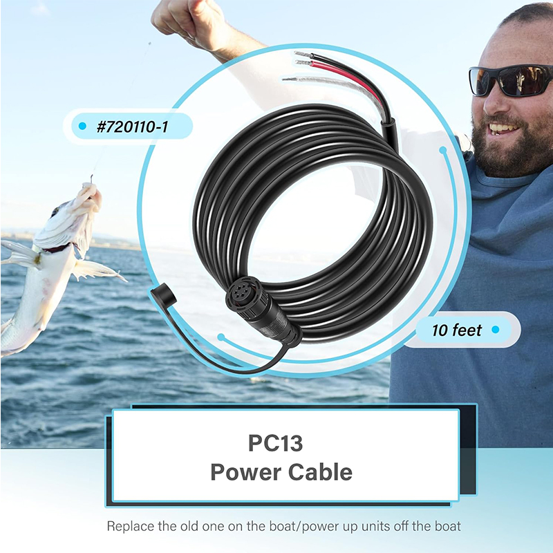 720110-1 PC13 สายไฟสำหรับ Humm - Fish Finder Cable บทวิจารณ์และราคา