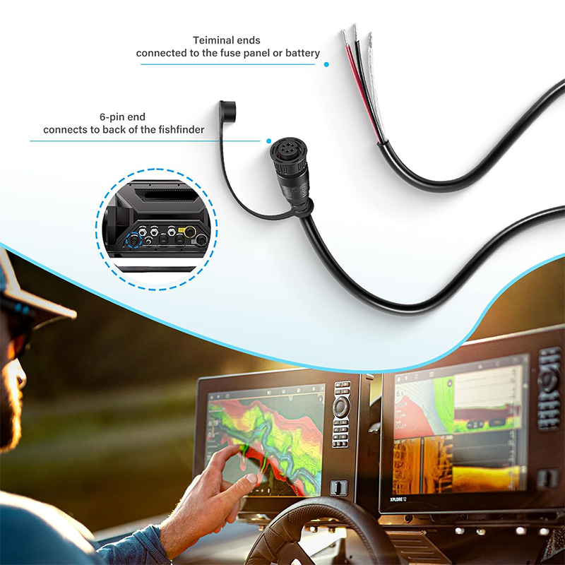 720110-1 PC13 สายไฟสำหรับ Humm - Fish Finder Cable บทวิจารณ์และราคา