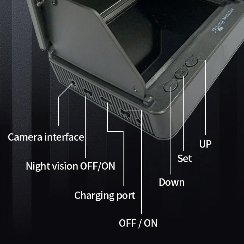 กล้องตกปลาใต้น้ำ 1080P HD กล้อ - Fishing Depth Finder บทวิจารณ์และราคา